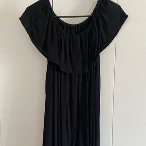 Black Off the Shoulder Dress